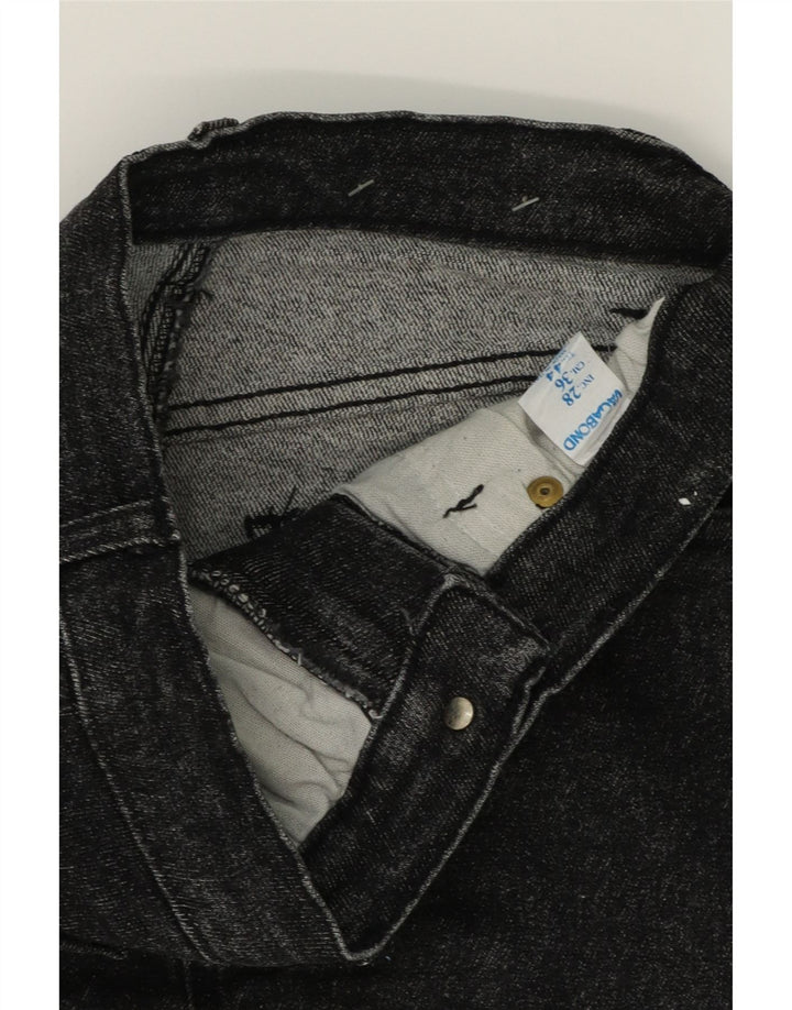 VAGABOND Womens Denim Skirt W28 Medium Black Cotton Vintage Vagabond and Second-Hand Vagabond from Messina Hembry 