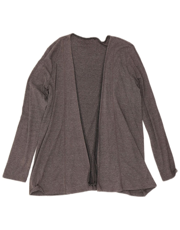 Suéter cardigã feminino Longline Marks & Spencer Reino Unido 14 cinza médio