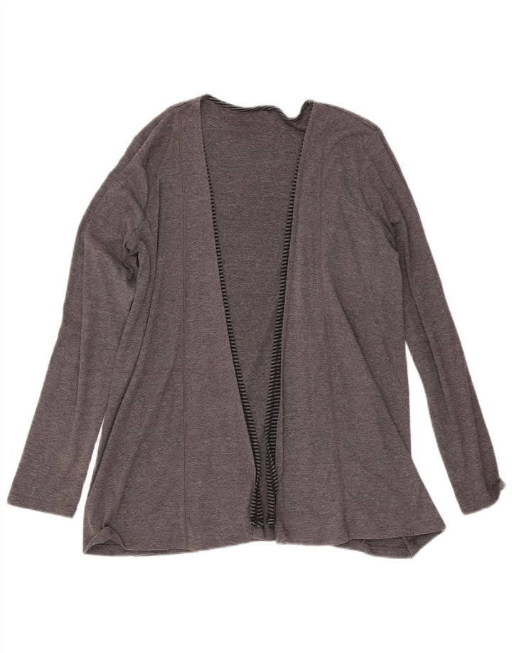 Suéter cardigã feminino Longline Marks & Spencer Reino Unido 14 cinza médio
