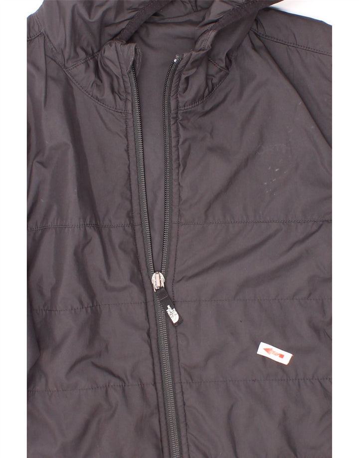 Casaco acolchoado com capuz gráfico The North Face Boys 7-8 anos pequeno preto