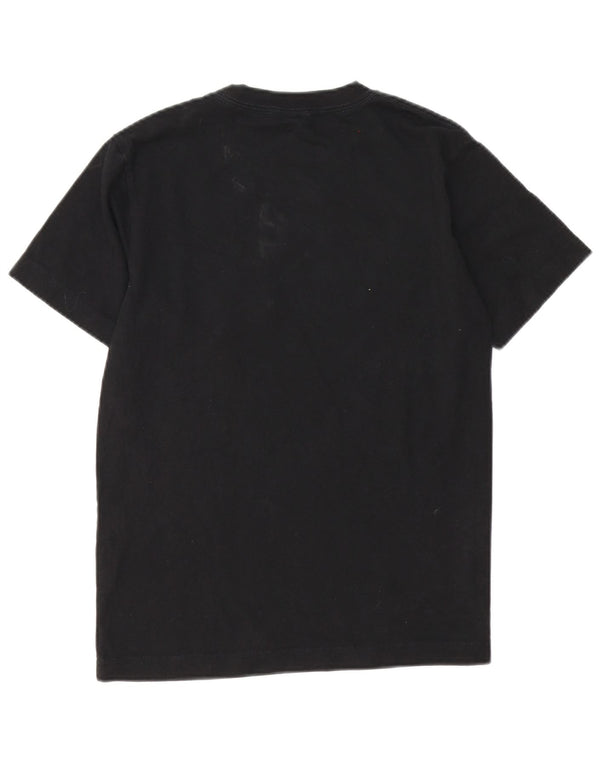 Camiseta masculina gráfica Champion pequena preta