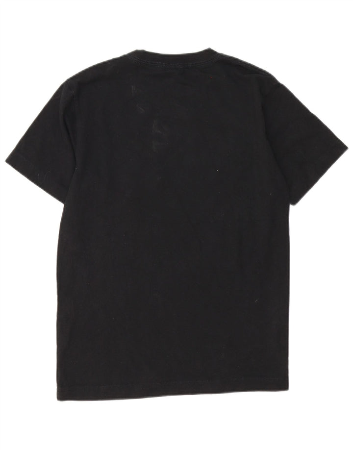 Camiseta masculina gráfica Champion pequena preta