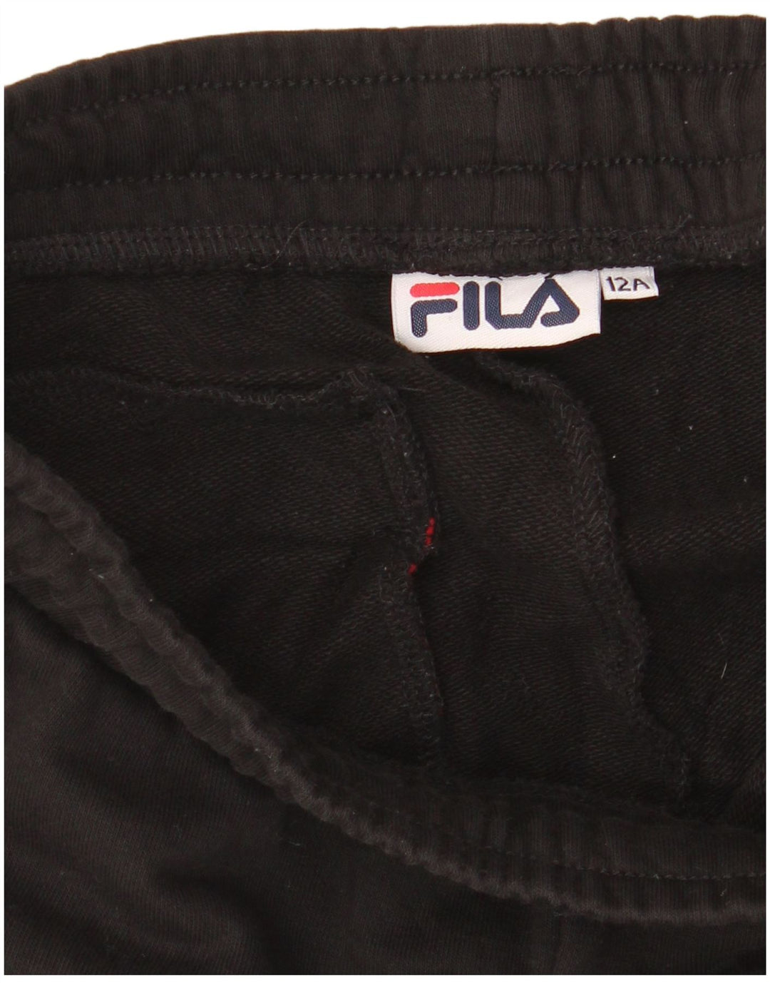 FILA Meninos Calças de Treino Gráfico Joggers 11-12 Anos Preto