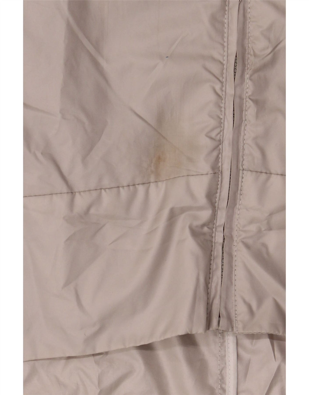 Jaqueta de chuva feminina Zara com capuz grande e manga 3/4 Reino Unido 14 cinza médio
