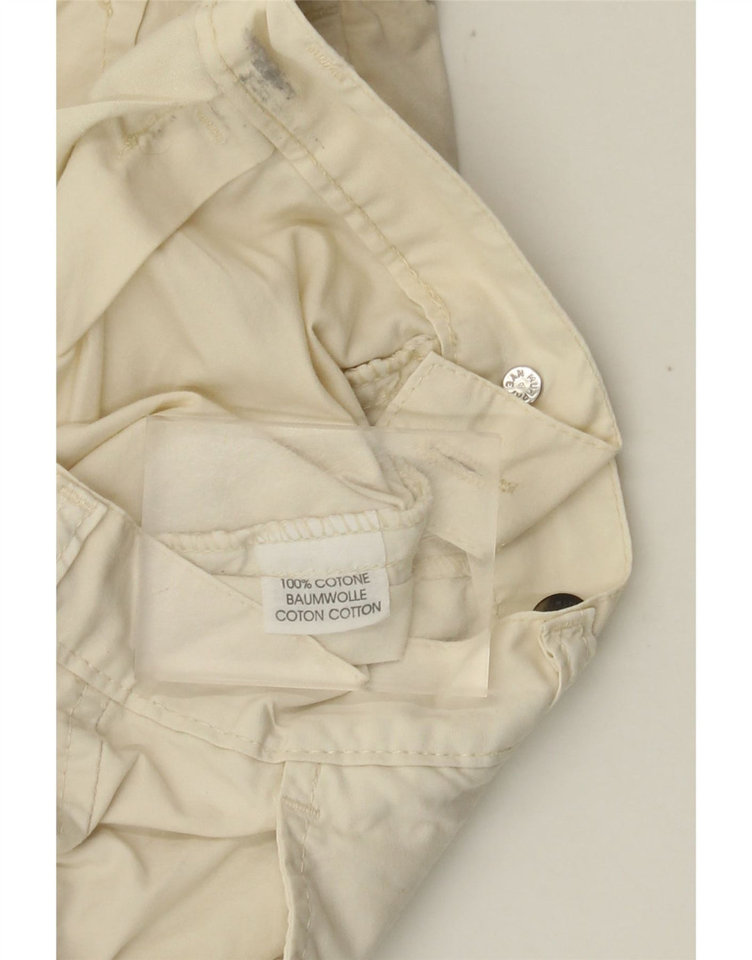 Shorts Chino Feminino Murphy & Nye Pegged W30 Algodão Bege Médio