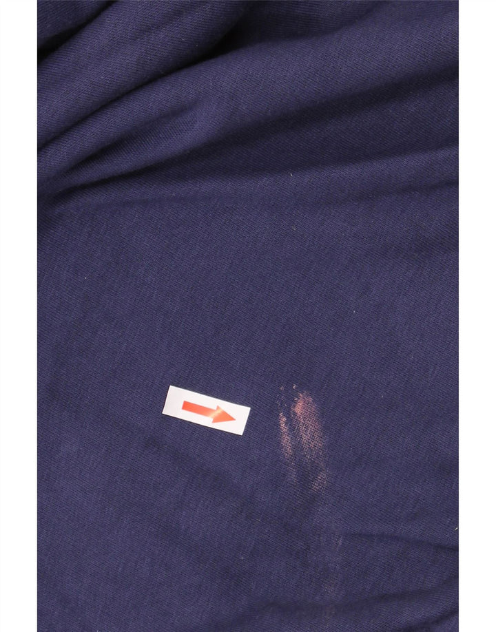 PUMA Mens Hoodie Jumper Pequeno Algodão Azul Marinho