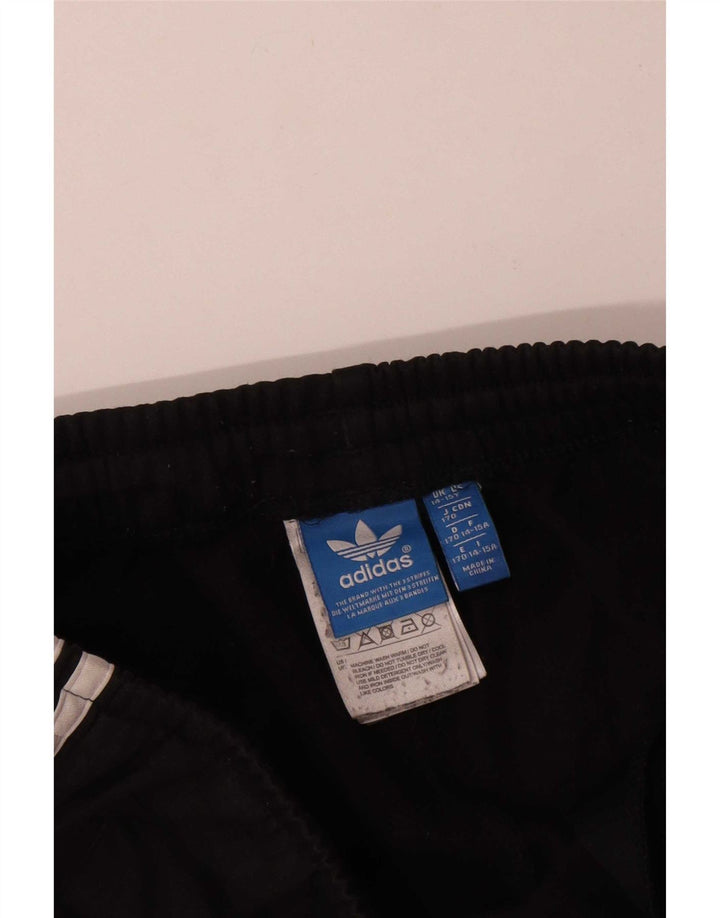 Adidas meninos calças de treino joggers 14-15 anos preto poliéster