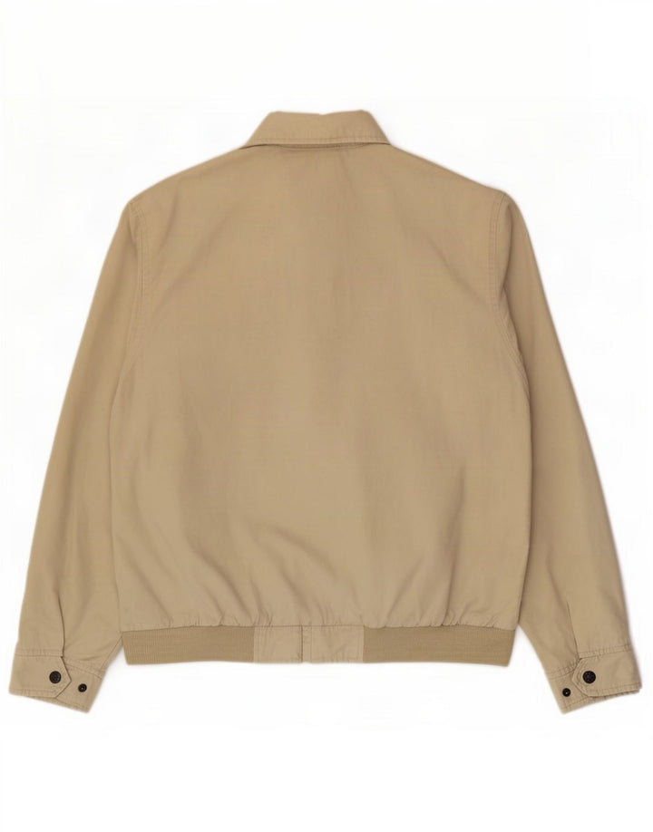 Jaqueta bomber masculina Gant UK 38 algodão bege médio