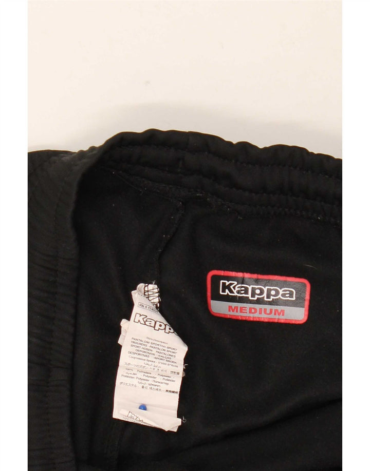 Calça de treino masculina Kappa Graphic preto médio poliéster