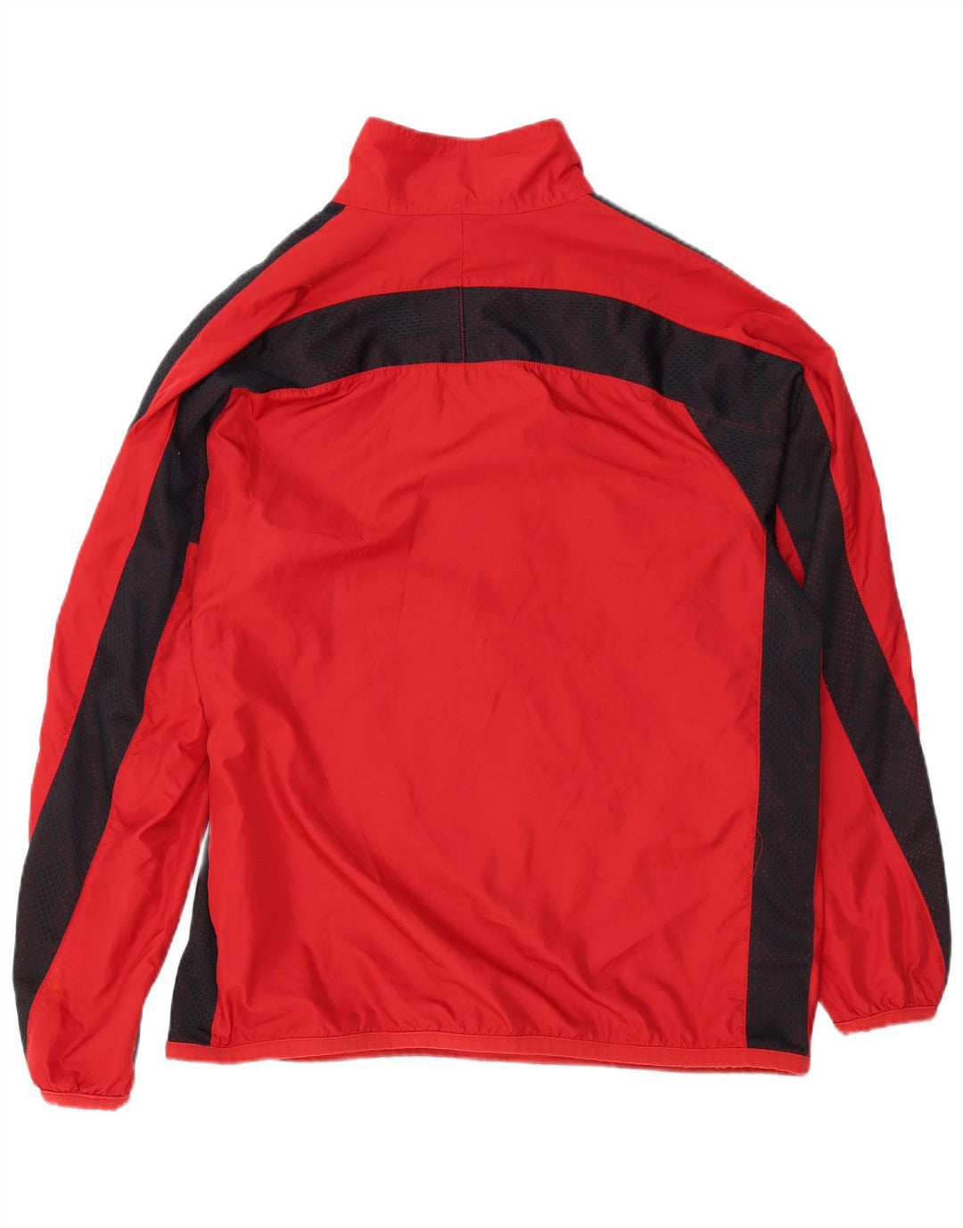 NIKE Mens Pullover Treino Top Jacket XL Vermelho Colourblock Poliéster