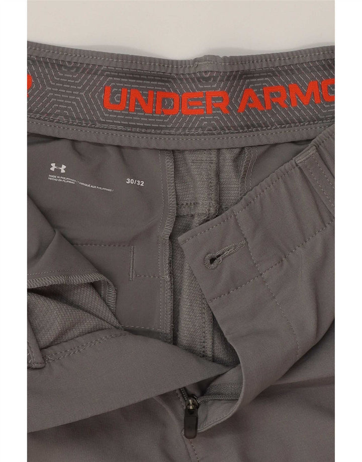 Under Armour Mens Slim Chino Calças W30 L32 Cinza Poliéster