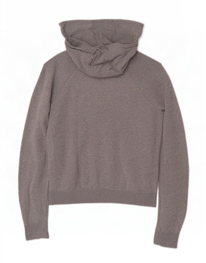 Jumper com capuz gráfico feminino Nike UK 14 cinza médio