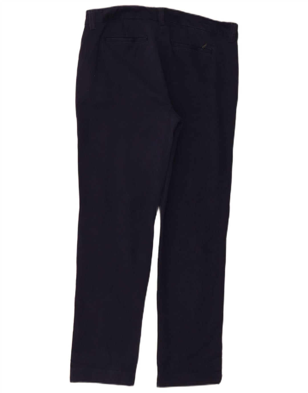 Tommy Hilfiger Calça Chino Feminina Reta EUA 8 Médio W30 L27 Azul Marinho