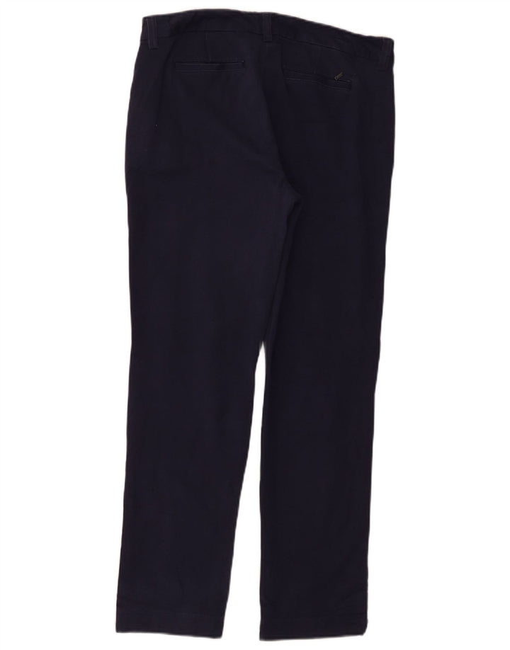 Tommy Hilfiger Calça Chino Feminina Reta EUA 8 Médio W30 L27 Azul Marinho