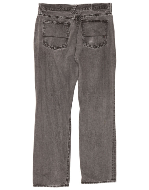 TOMMY HILFIGER Mens Straight Jeans W34 L32 Grey
