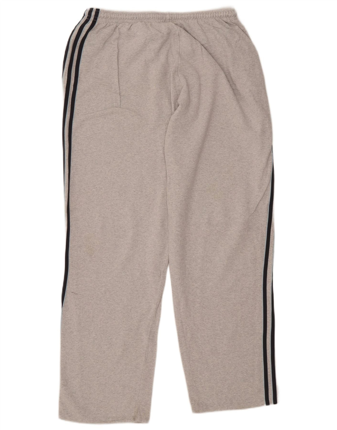 Calça de treino masculina ADIDAS UK 42/44 grande cinza algodão