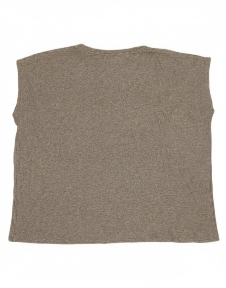 Blusa feminina oversized DIESEL UK 14 grande cinza
