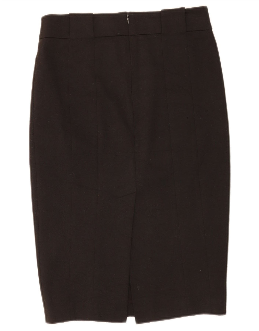 Saia lápis feminina Zara pequena W26 poliéster preto