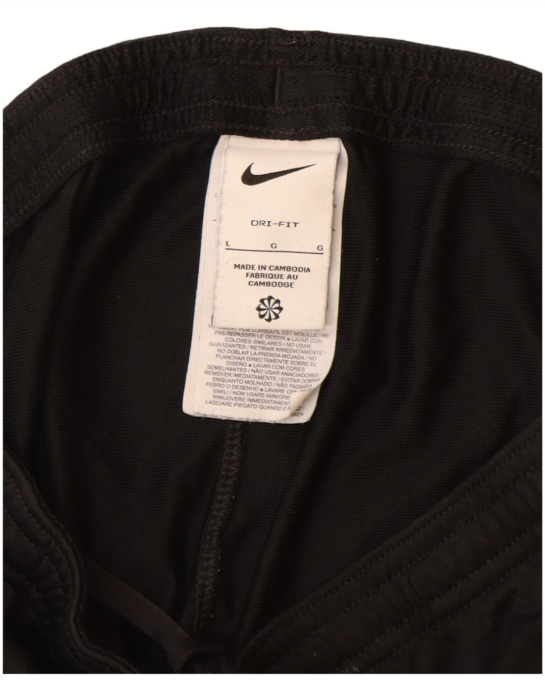 Calça Nike Dri Fit Feminina UK 14 Grande Poliéster Preto