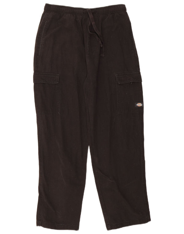 Calças cargo masculinas Dickies Tapered W32 L27 algodão preto