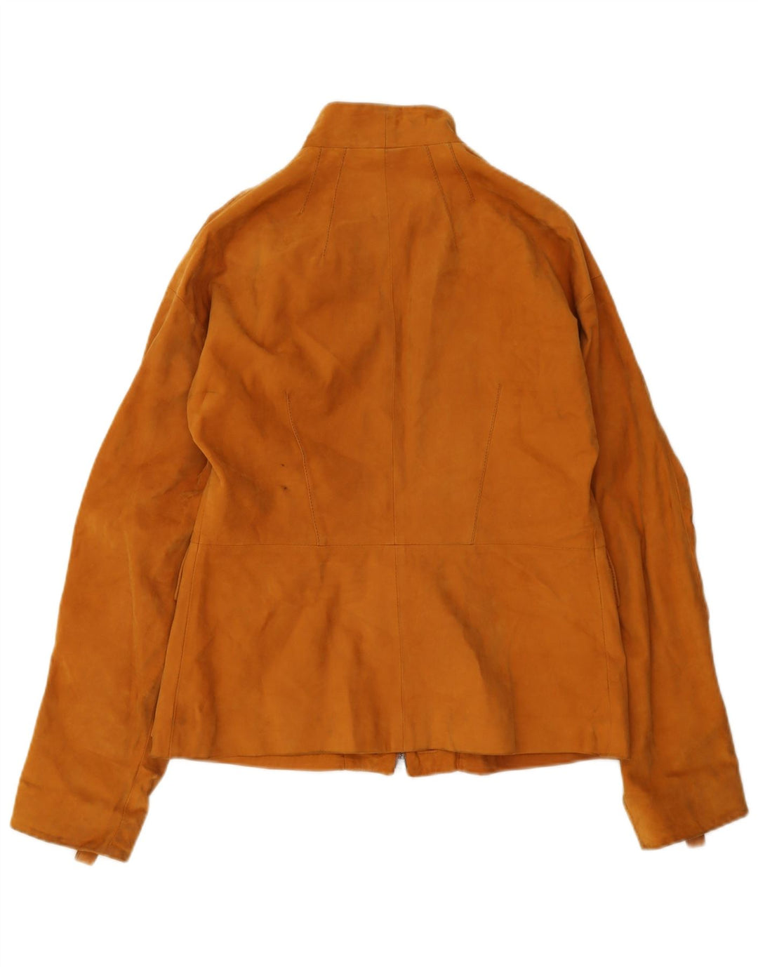 Jaqueta feminina de camurça Borbonese IT 48 XL couro marrom