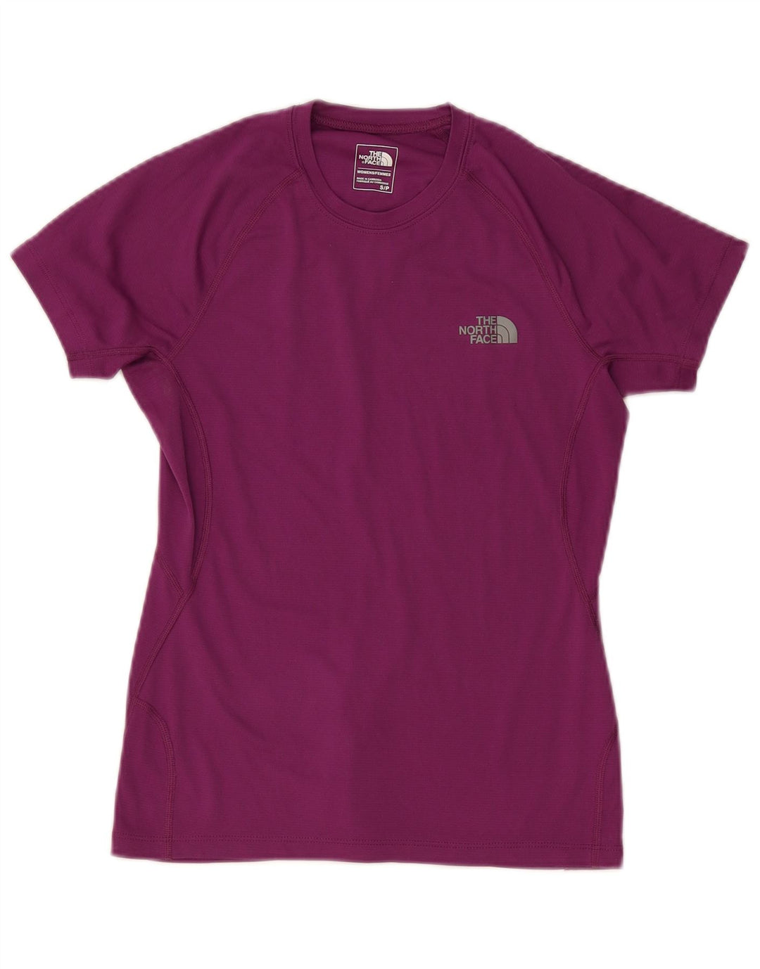 Camiseta feminina The North Face UK 10 pequena roxa