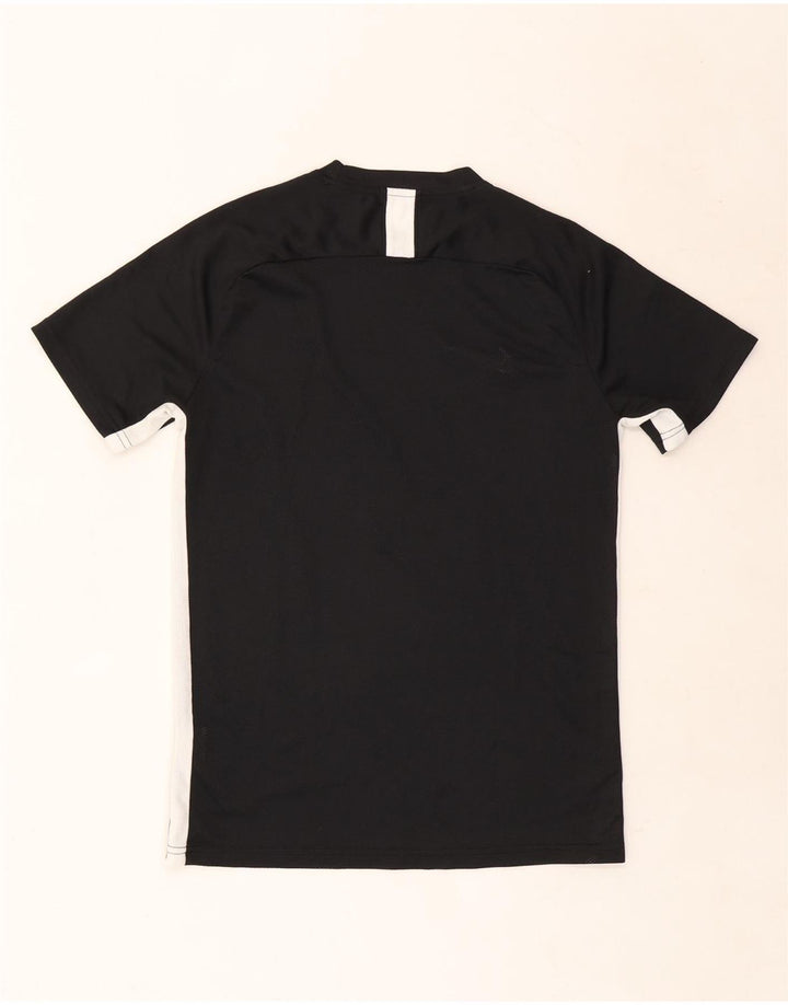 Camiseta masculina Nike Dri Fit Top médio preto colorblock poliéster