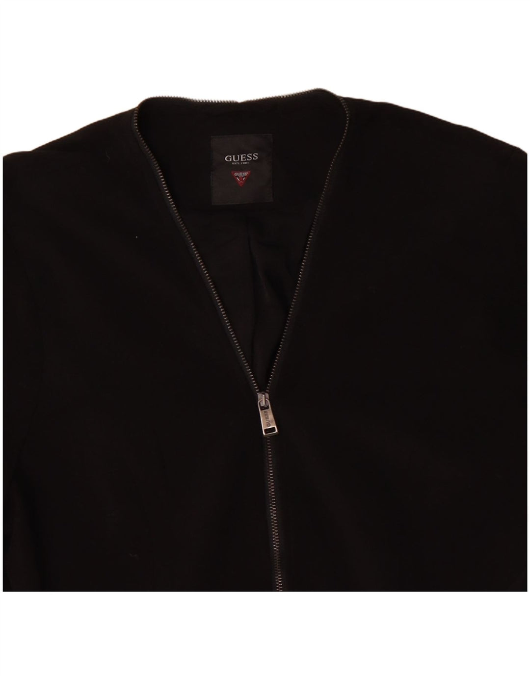 Jaqueta Blazer Feminina GUESS UK 16 Grande Poliéster Preto