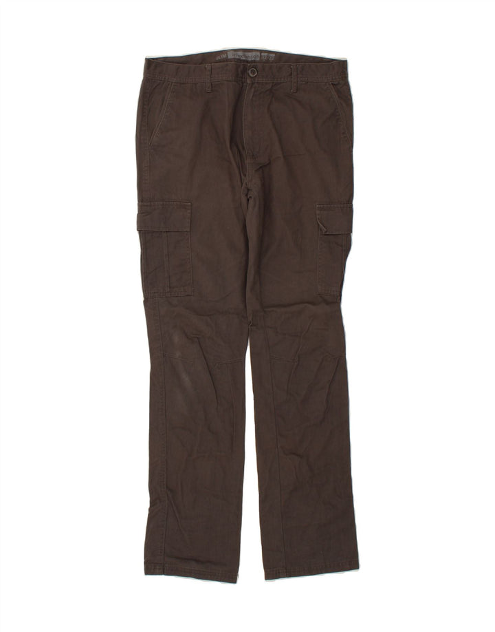 VINTAGE Mens Slim Cargo Trousers W32 L32 Grey Cotton Vintage Vintage and Second-Hand Vintage from Messina Hembry 