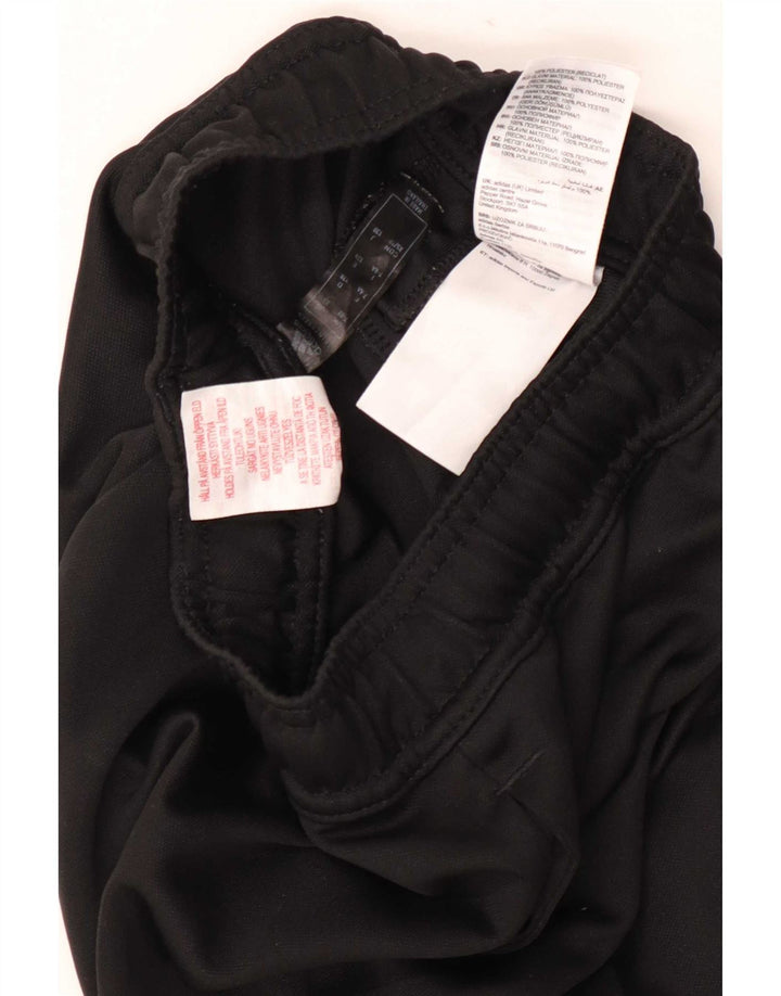 Calças de treino Adidas meninos 7-8 anos preto poliéster