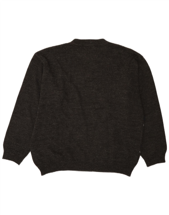 Suéter masculino BEXLEYS com gola redonda XL cinza listrado poliacrílico