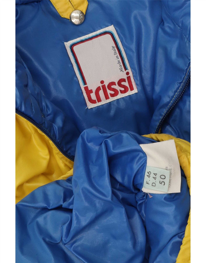 Jaqueta acolchoada masculina Trissi IT 50 grande colorblock amarelo nylon