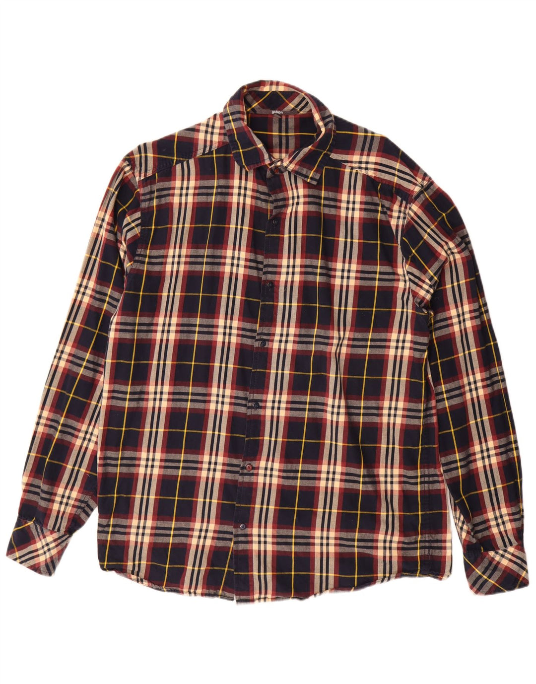 Camisa masculina de flanela Yukon XL algodão xadrez multicolorido