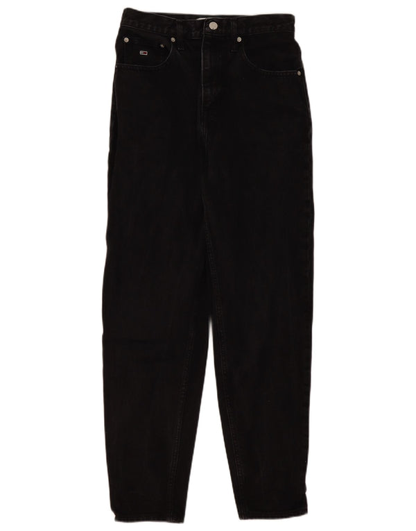 Jeans Tommy Hilfiger feminino cônico W29 L29 algodão preto