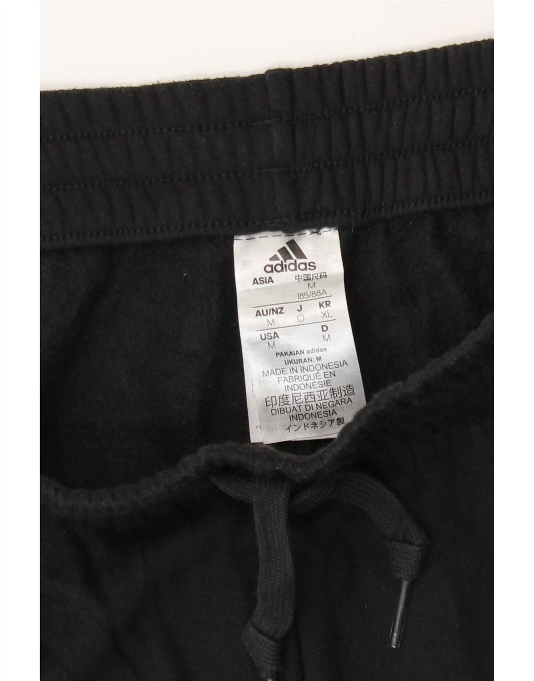Calça Adidas Mens Treino Médio Algodão Preto