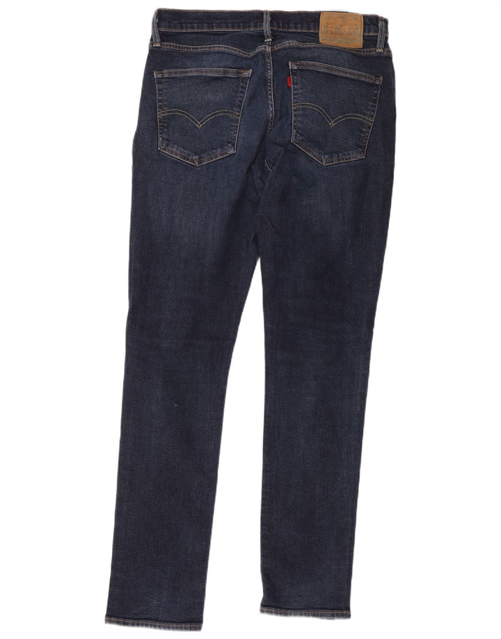 Levi's Masculino 511 Slim Jeans W36 L34 Azul Marinho Algodão