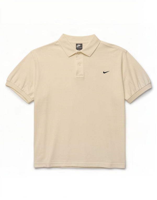 Camisa polo masculina Nike UK 42/44 grande algodão branco
