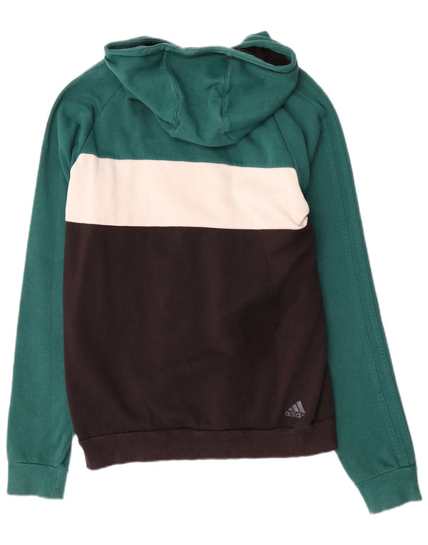 Adidas masculino gráfico moletom com capuz médio multicolorido colorblock
