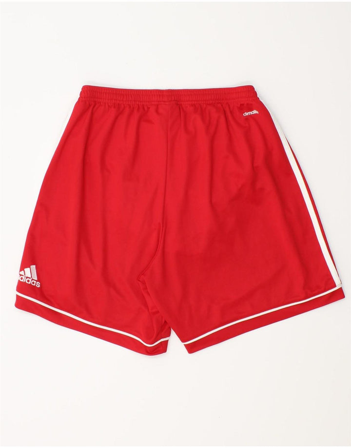 Adidas Mens Climalite Sport Shorts Médio Poliéster Vermelho