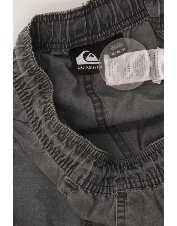 Quiksilver Mens Chino Shorts Médio W32 Algodão Cinza