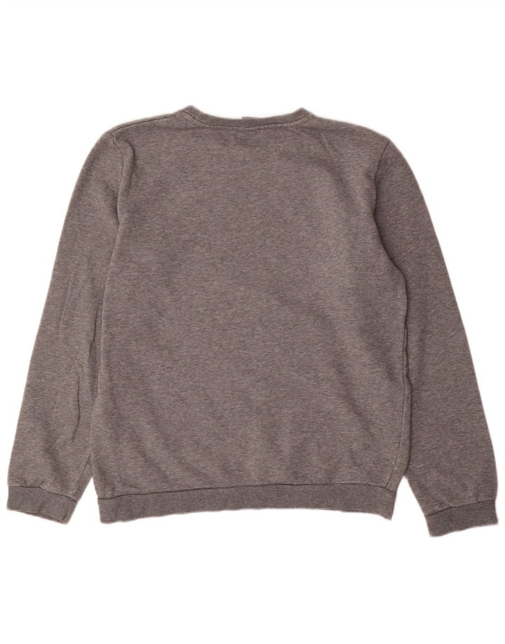 Moletom PUMA Boys Graphic Jumper 15-16 Anos Cinza Algodão