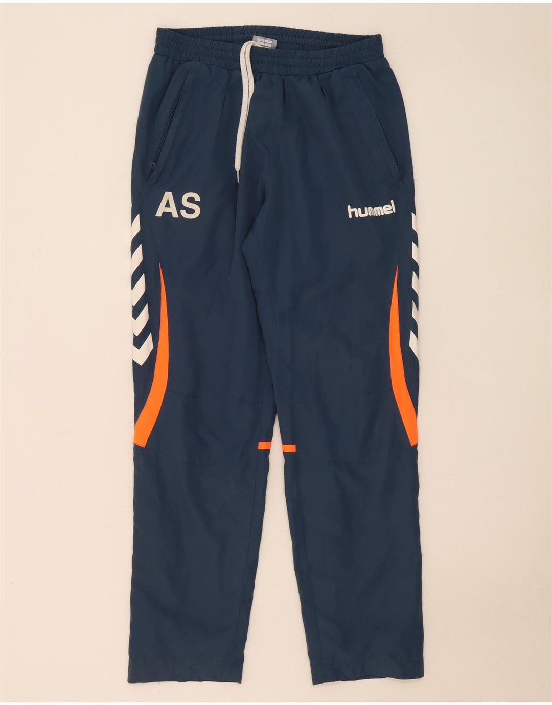 Calça de treino masculina Hummel Graphic azul marinho médio colorblock