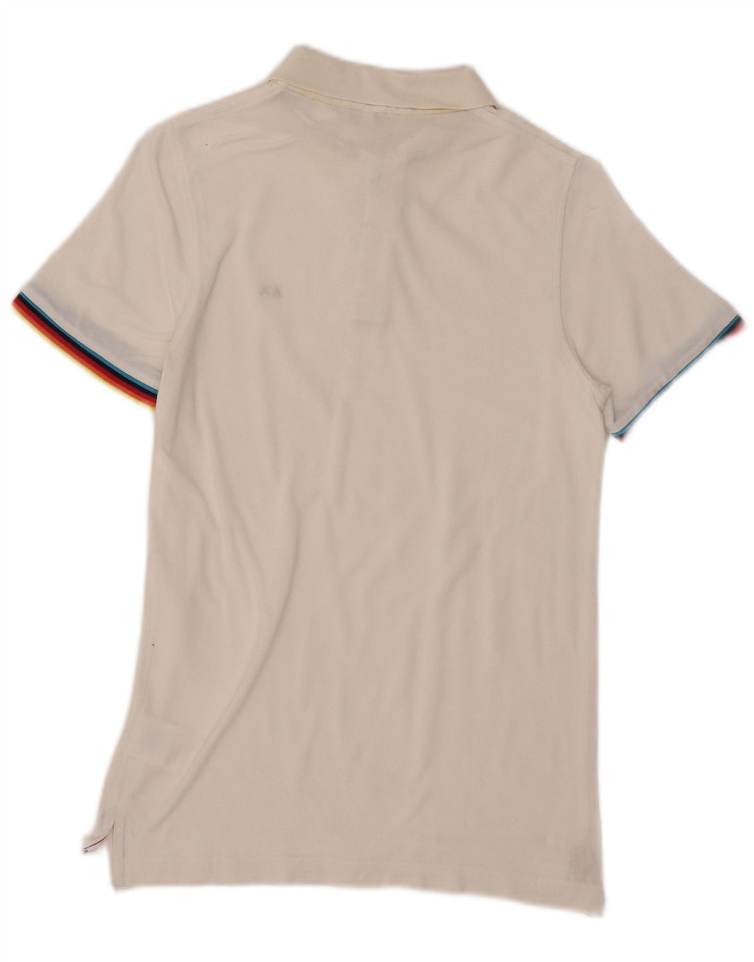 Camisa polo masculina Sun68 11-12 anos branca Tencel