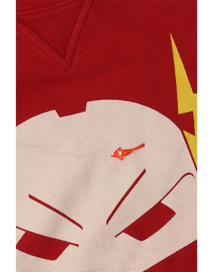 Gas Masculino Gráfico Moletom Jumper XL Vermelho