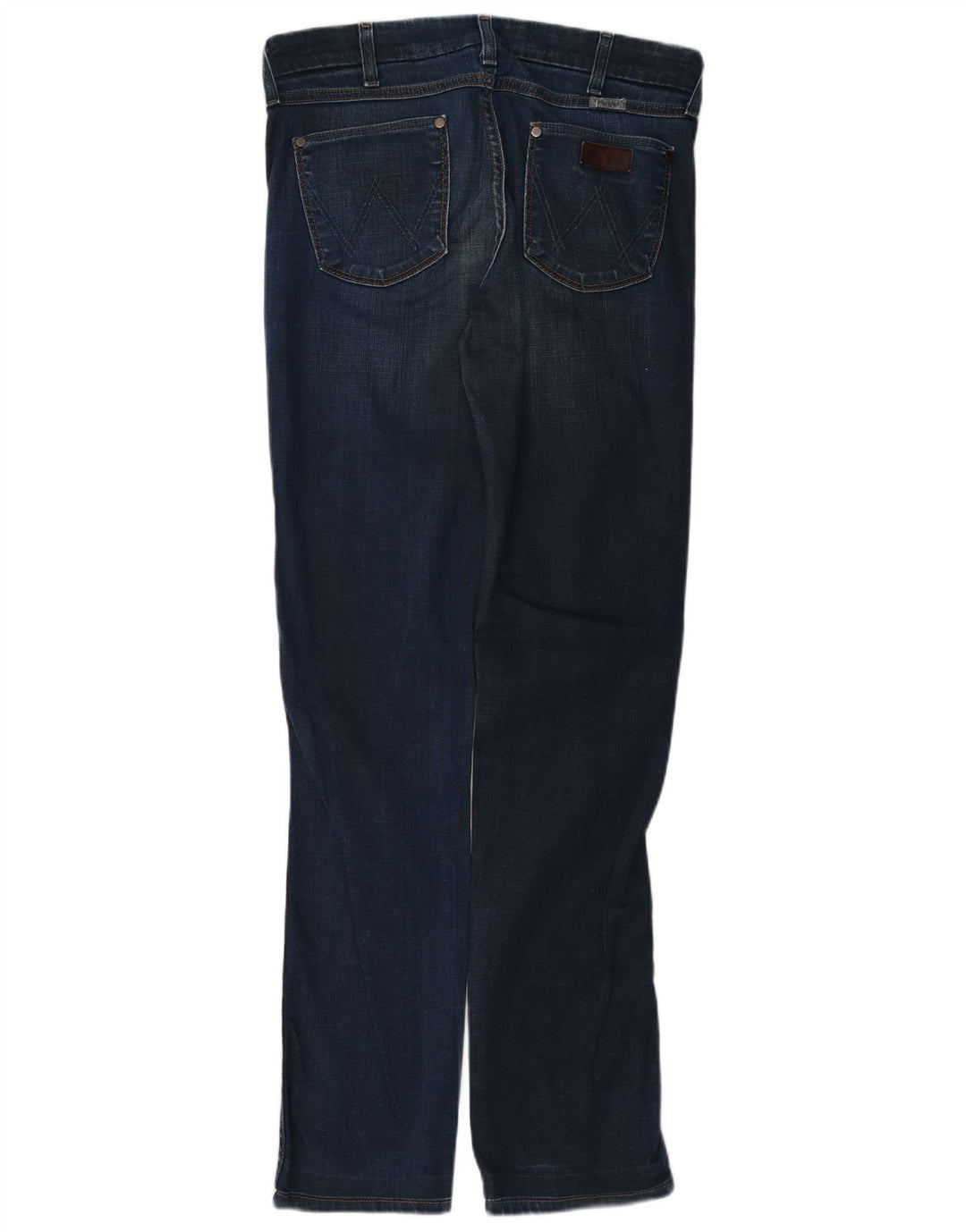 Wrangler Feminino Sofia Straight Jeans W30 L36 Azul Algodão