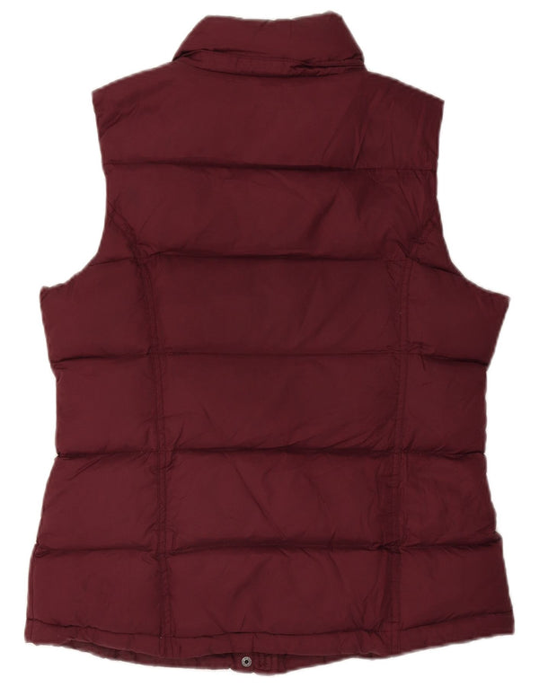 Crew Clothing Womens acolchoado Gilet UK 12 poliéster marrom médio