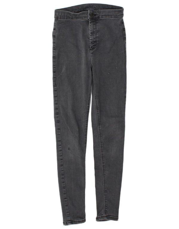 Jeans skinny feminino Topshop W28 L28 algodão cinza
