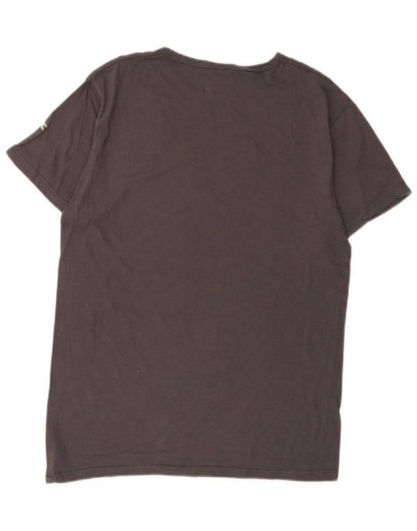 Camiseta feminina Diadora UK 16 grande algodão cinza