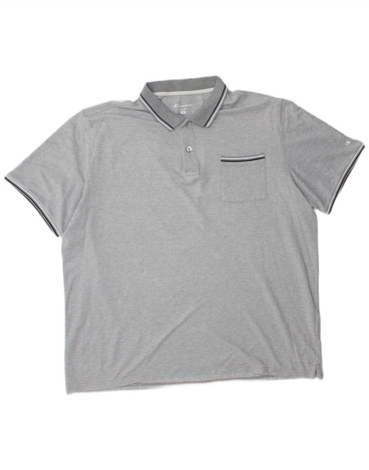 Camisa polo masculina CHAMPION 3XL cinza
