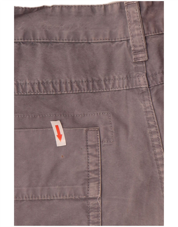 Shorts cargo masculino Murphy & Nye W34 grande algodão cinza